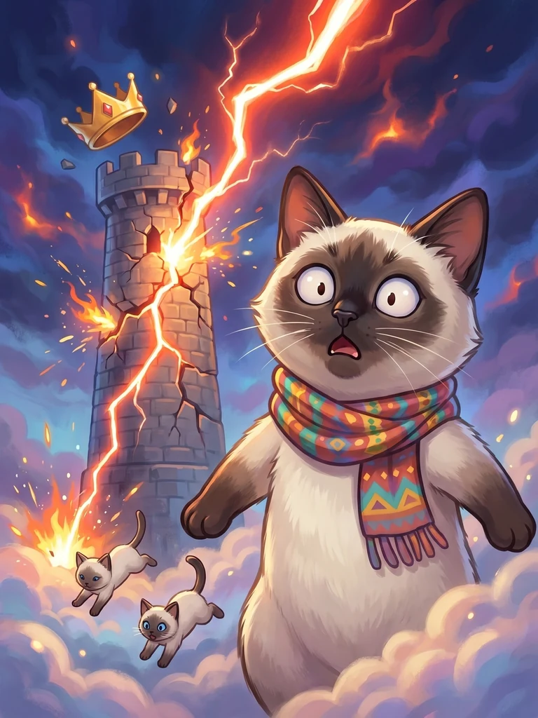 The Tower Reversed tarot card