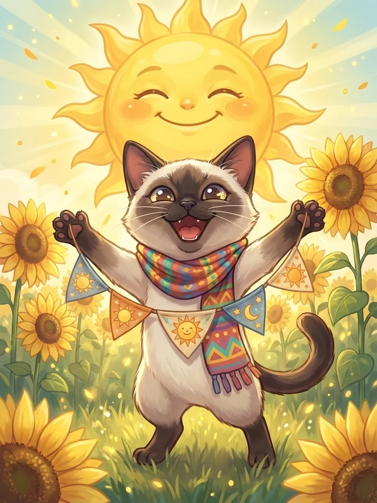 The Sun tarot card
