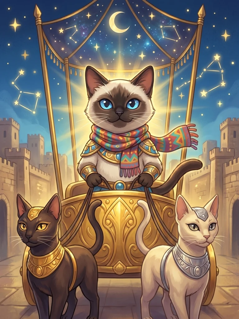 The Chariot tarot card