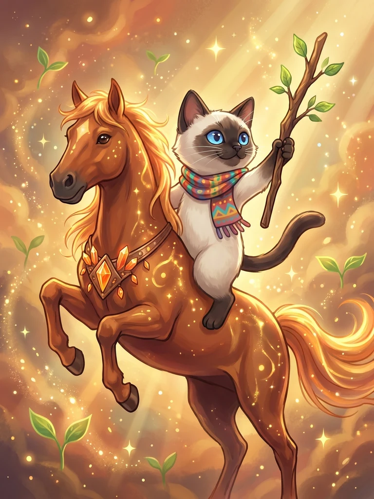 Knight of Wands tarot card