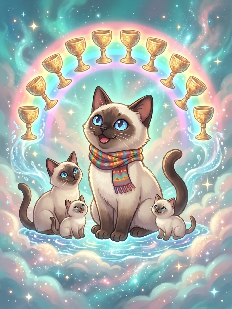 10 of Cups tarot card