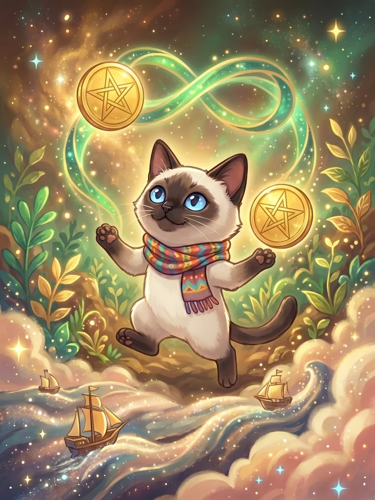 2 of Pentacles tarot card
