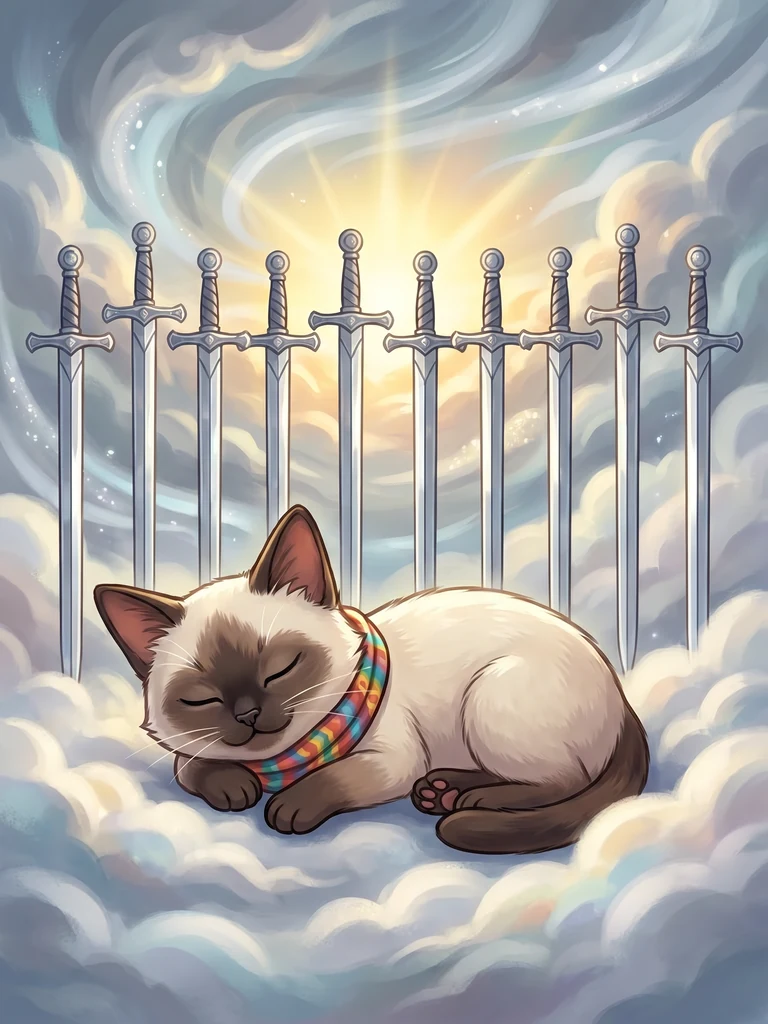 10 of Swords tarot card