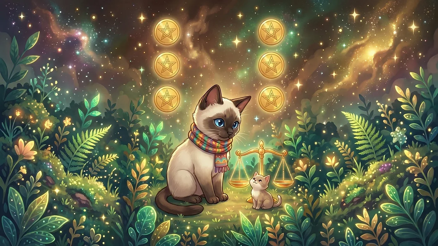 Six of Pentacles Tarot Card Meaning | Upright, Reversed, Love